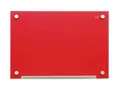 Magnetische Glastafel, rot, 60 x 45 cm, NOBO