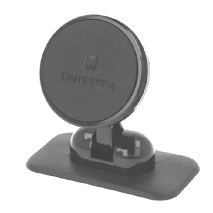 Hauptbild des Produkts Magnetický držák mobilu(GPS) Swissten do auta, S-Grip Dashboard DM6, černý, kov, nalepova