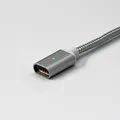 USB Kabel (2.0), USB A M - Magnet Anschluss, 1m, silbern, yy