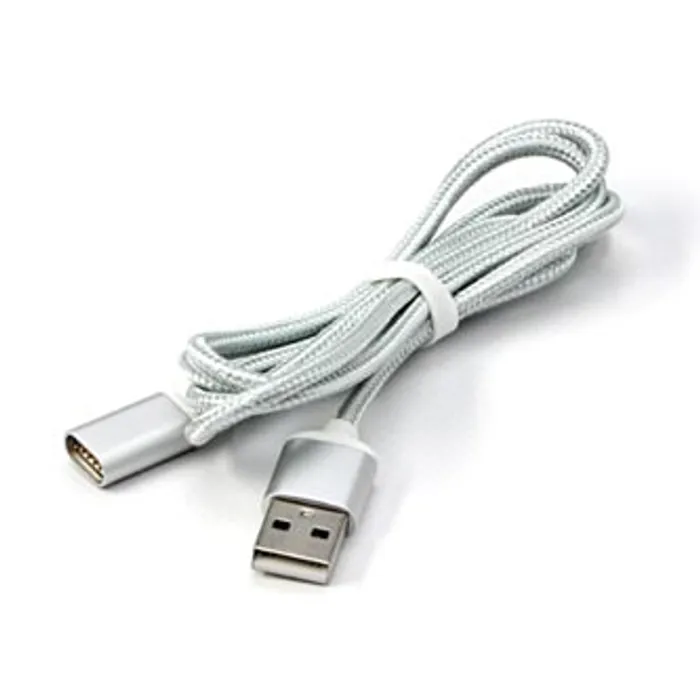 Hauptbild des Produkts Magnetický kabel USB (2.0), USB A M- Magnetická koncovka, 1m, stříbrný