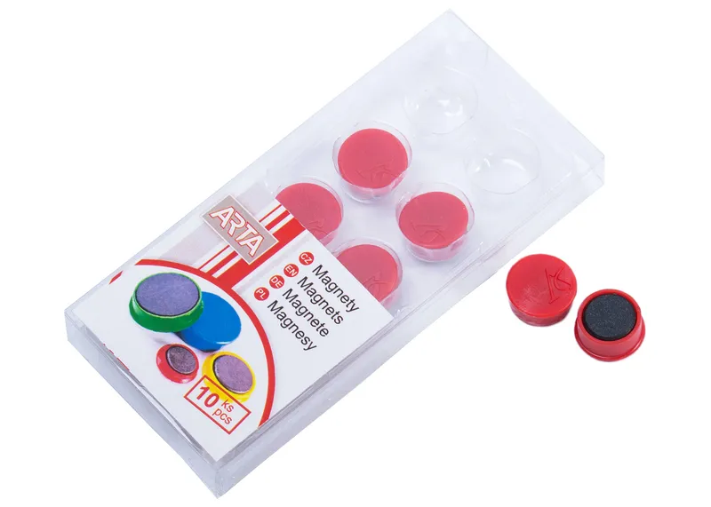 Hauptbild des Produkts Magnety ARTA průměr 16mm, červené (10ks v balení)