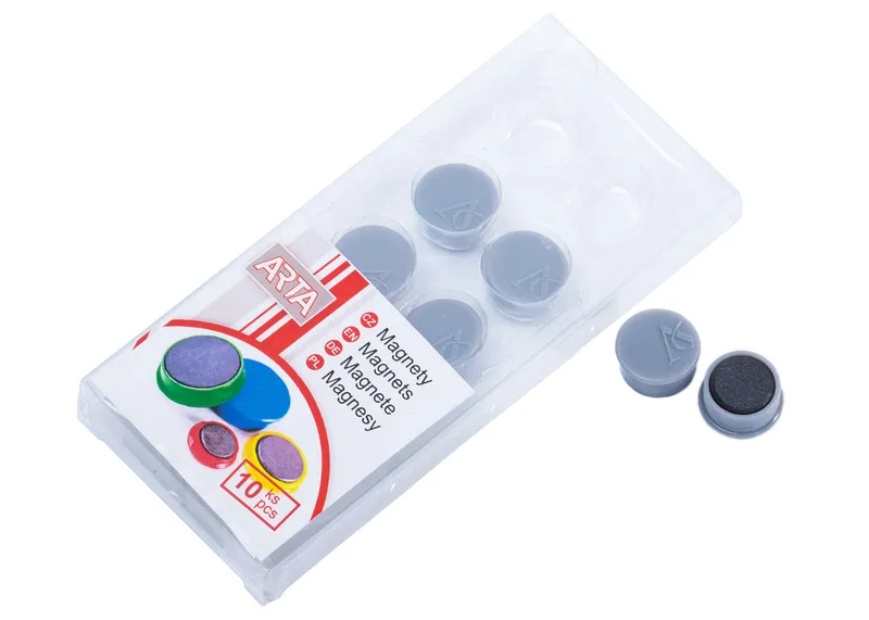 Hauptbild des Produkts Magnety ARTA průměr 16mm, šedé (10ks v balení)