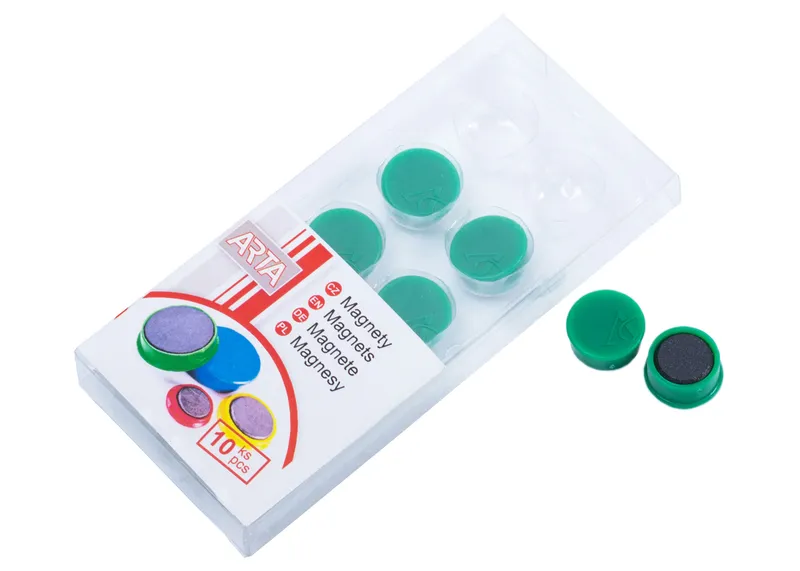 Hauptbild des Produkts Magnety ARTA průměr 16mm, zelené (10ks v balení)
