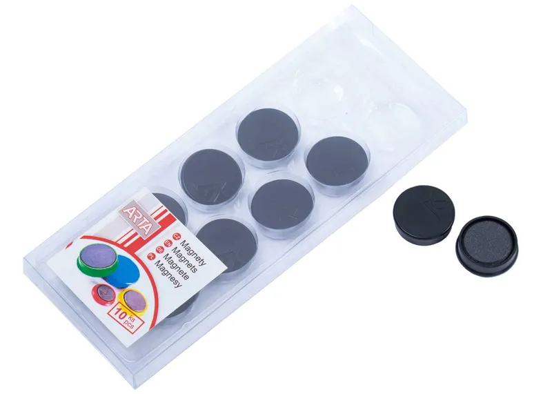 Hauptbild des Produkts Magnety ARTA průměr 25mm, černé (10ks v balení)