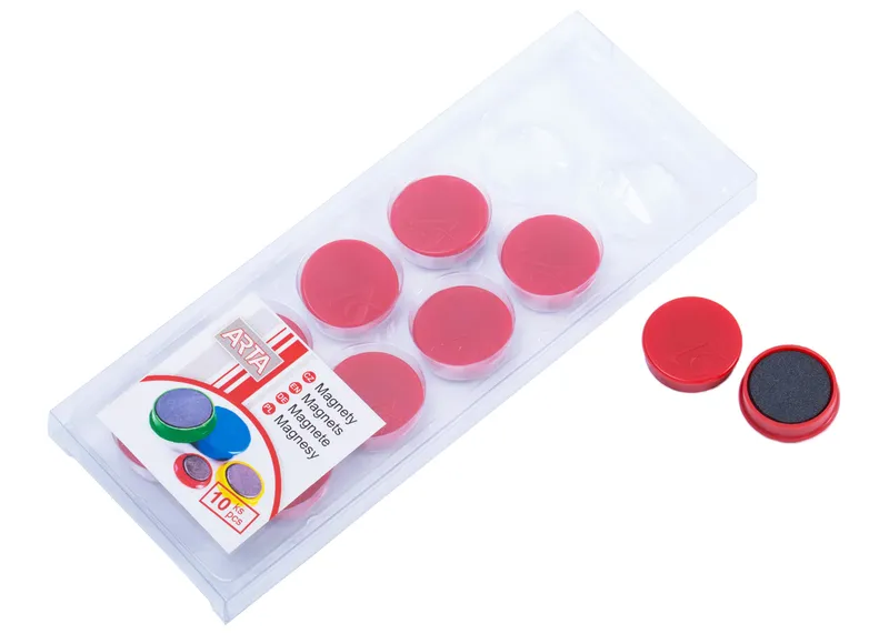 Hauptbild des Produkts Magnety ARTA průměr 25mm, červené (10ks v balení)