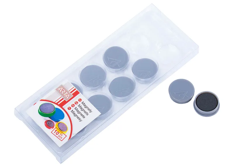 Hauptbild des Produkts Magnety ARTA průměr 25mm, šedé (10ks v balení)