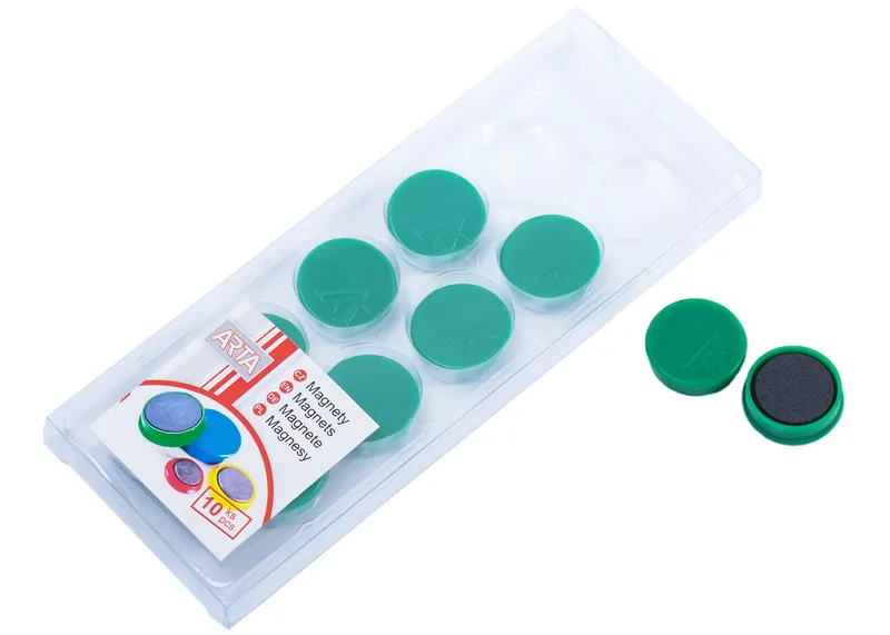 Hauptbild des Produkts Magnety ARTA průměr 25mm, zelené (10ks v balení)