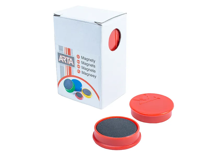 Hauptbild des Produkts Magnety ARTA průměr 30mm, červené (10ks v balení)