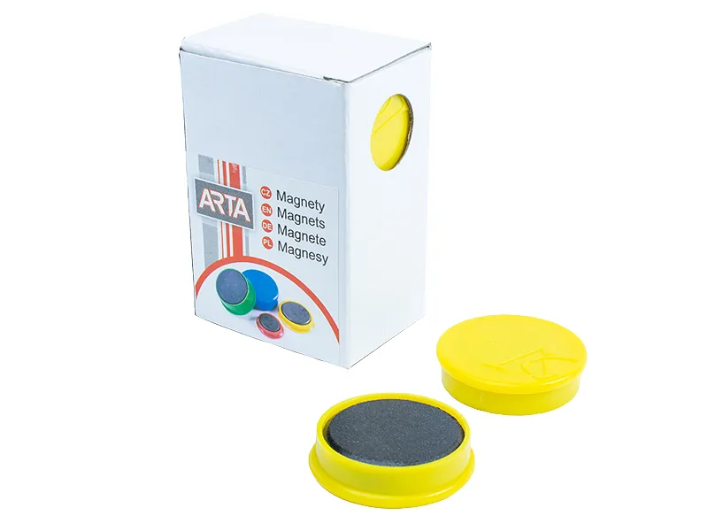 Hauptbild des Produkts Magnety ARTA průměr 30mm, žluté (10ks v balení)