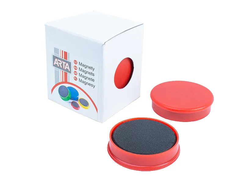 Hauptbild des Produkts Magnety ARTA průměr 40mm, červené (4ks v balení)