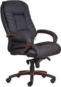 Chefsessel „Buffalo PU“, beige, PU-Polsterung, schwarzes Kreuz