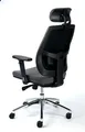 Chefsessel „Grace“, Textil, schwarz, MaYAH