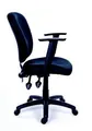 Chefsessel, Textil, Gestell schwarz, MaYAH Active, schwarz