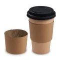 Weiteres Produktbild Papier-Manschette braun für Becher durchmesser 90mm [100 St.]