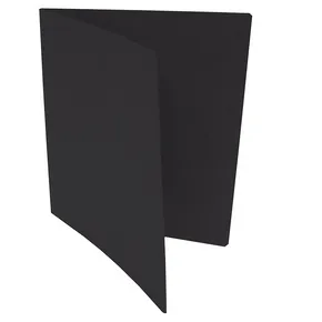 Karte 250 Karton 350g ohne Klappe schwarz [1 Stück]