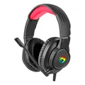 Marvo HG8958, Kophörer mit Mikrofon, Lautstärkeregelung, schwarz, Game, 3.5 mm jack + rozdvojka + USB