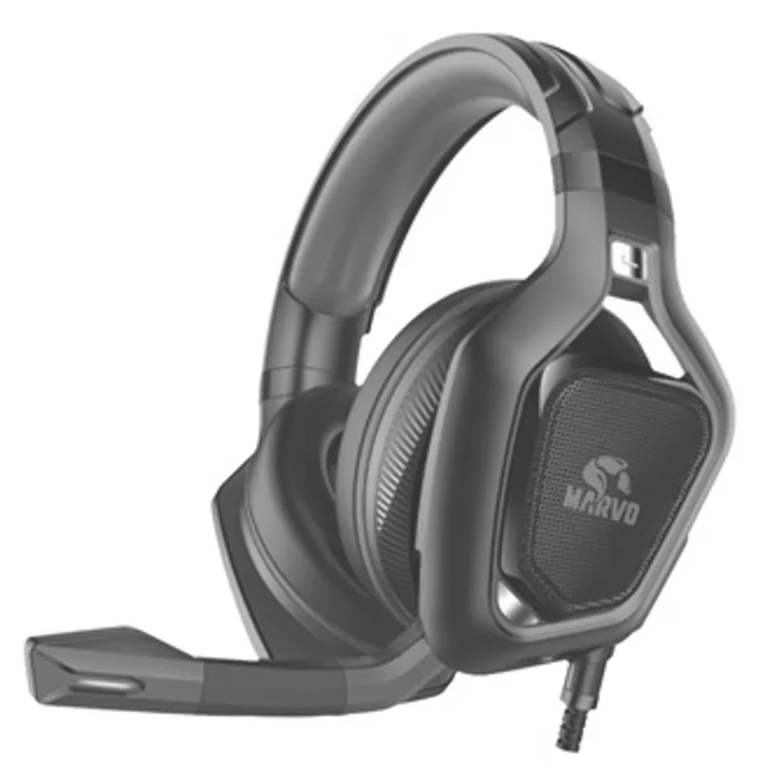 Hauptbild des Produkts Marvo HG8960 PRO, sluchátka s mikrofonem, ovládání hlasitosti, černá, 7.1, herní