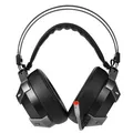 Marvo HG9015G, Kophörer mit Mikrofon, Lautstärkeregelung, schwarz, USB