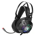 Marvo HG9015G, Kophörer mit Mikrofon, Lautstärkeregelung, schwarz, USB