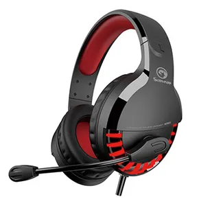 Marvo HG9022, Kophörer mit Mikrofon, Lautstärkeregelung, schwarz/rot, 7.1 (virtuell), LED, unterbeleuchtet typ USB