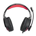 Marvo HG9022, Kophörer mit Mikrofon, Lautstärkeregelung, schwarz/rot, 7.1 (virtuell), LED, unterbeleuchtet typ USB