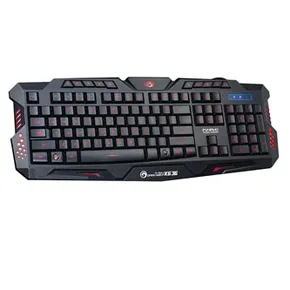 Marvo K636, Tastatur US, Game, unterbeleuchtet typ verkabelt (USB), schwarz