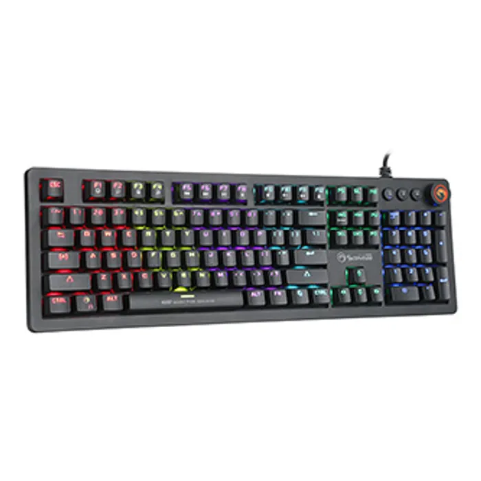 Hauptbild des Produkts Marvo KG917, Klávesnice US, herní, podsvícená typ drátová (USB), černá, mechanická
