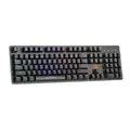Marvo KG945, Optische Tastatur US, Game, wasserdicht typ verkabelt (USB), schwarz, optisch, RGB-Beleuchtung