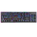 Marvo KG954G, US-Tastatur, Gaming, rote Schalter, Typ: kabelgebunden (USB), schwarz, mechanisch