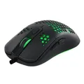 Marvo Maus G925, 12000DPI, Optik, 7Tas., USB verdrahtet, schwarz, Game, unterbeleuchtet