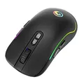 Marvo Maus G942, 10000DPI, Optik, 10Tas., USB verdrahtet, schwarz, Game, RGB-Beleuchtung