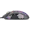 Marvo Maus M399, 6400DPI, optisch, 6Tas., USB verdrahtet, schwarz, Game, unterbeleuchtet