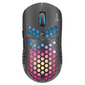 Marvo Maus M399, 6400DPI, optisch, 6Tas., USB verdrahtet, schwarz, Game, unterbeleuchtet