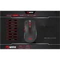 Marvo Maus M519, 12000DPI, Optik, 8Tas., USB verdrahtet, schwarz, Game