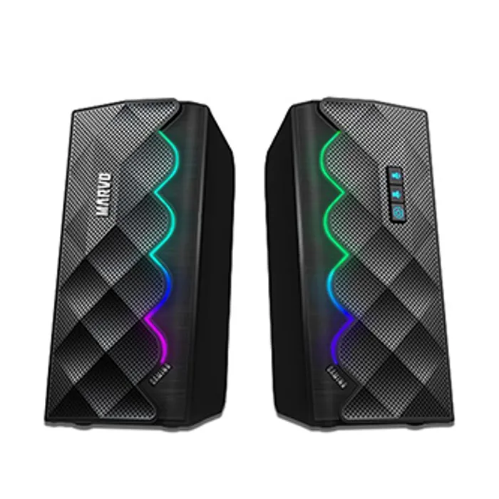 Hauptbild des Produkts Marvo reproduktory SG-269, 2.0, 6W, černé, regulace hlasitosti, herní, 160Hz-20kHz, RGB p