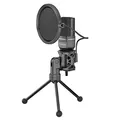 Marvo, Mikrofon, MIC-03, ohne Lautstärkeregler, schwarz