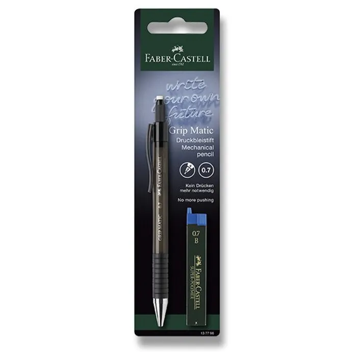 Hauptbild des Produkts Mechanická tužka Faber-Castell Grip Matic 1377 0,7 mm, černá
