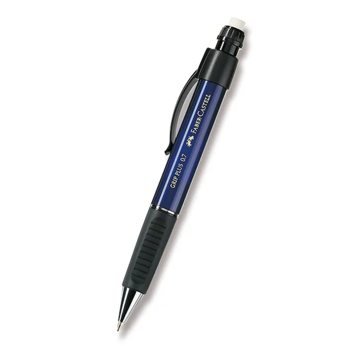 Hauptbild des Produkts Mechanická tužka Faber-Castell Grip Plus 0,7 mm metalická modrá