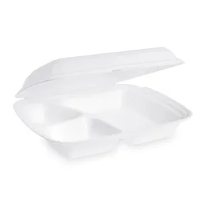 Menü-Box (XPS) 3-geteilt weiß 241 x 207 x 69 mm [125 St.]
