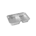 Menü-Schale (ALU) 2-geteilt 227 x 177 x 39 mm 1020ml [100 St.]