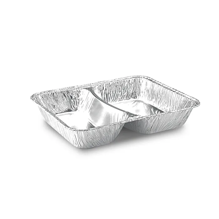 Hauptbild des Produkts Menu mísa 2-dílná ALU (1020ml) 22,7 x 17,7 x 3,9cm [100 ks]