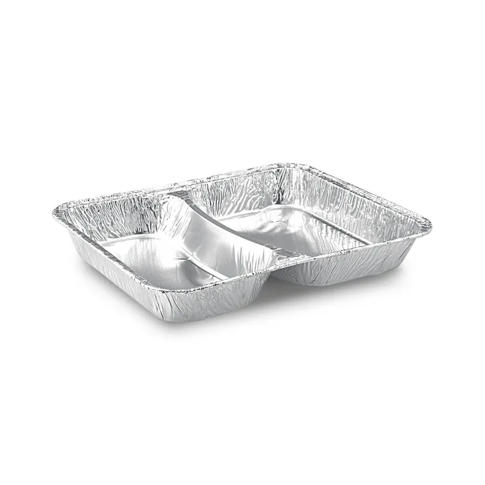 Hauptbild des Produkts Menu mísa 2-dílná ALU (810ml) 22,7 x 17,7 x 3cm [100 ks]