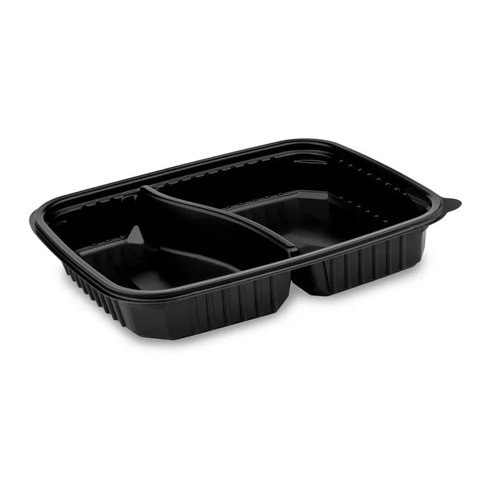Hauptbild des Produkts Menu mísa 2dílná černá do mikrovl. trouby 1200 ml, L 25x18,5 x 4 cm (PP) [50 ks]
