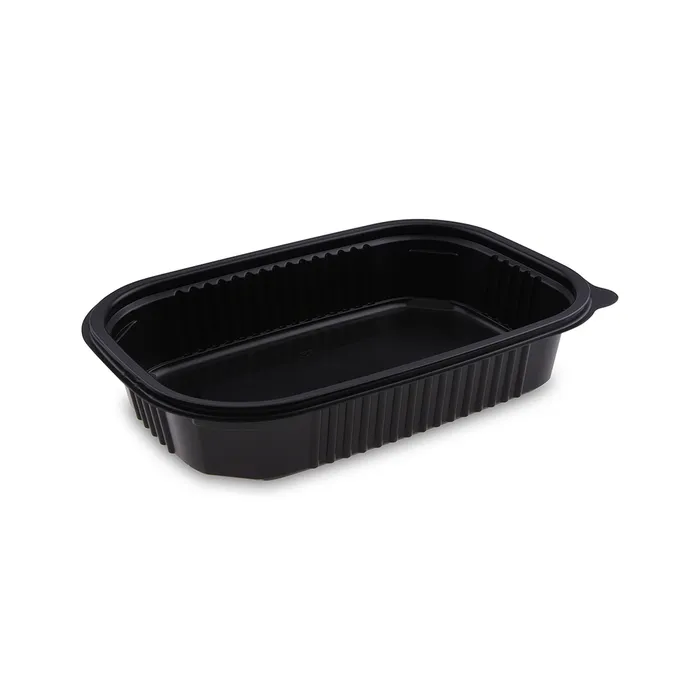 Hauptbild des Produkts Menu mísa černá do mikrovl. trouby 850 ml, M 22x15 x 4,5 cm (PP) [50 ks]