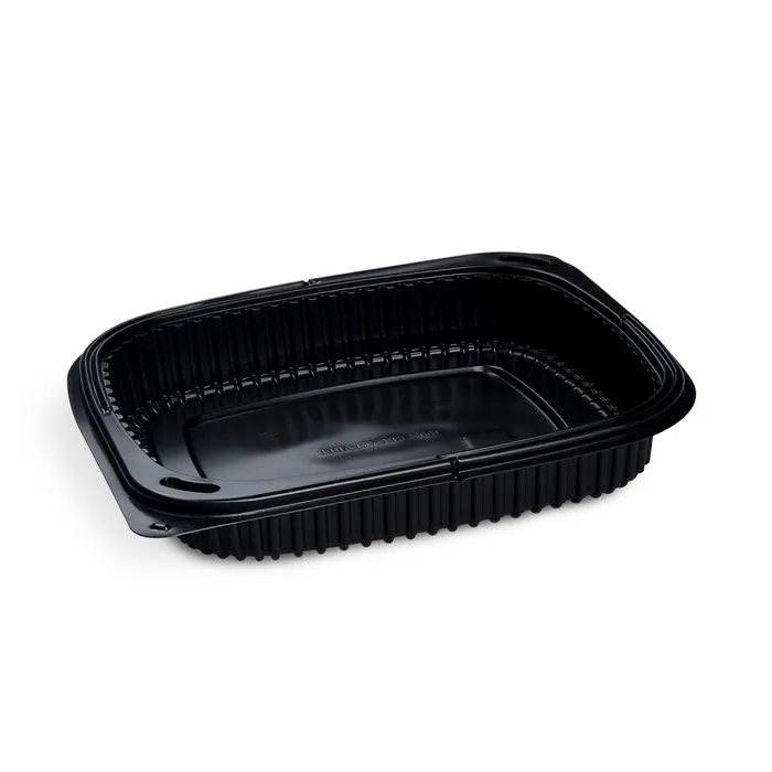Hauptbild des Produkts Menu mísa do mikrovlnky (PP) ECONOMY černá 1200ml [100 ks]