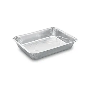 Menü-Schale (ALU) ungeteilt 227 x 177 x 39 mm 1155ml [100 St.]