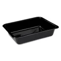 Menü-Schale (PP) extra-stabil ungeteilt schwarz 227 x 178 x 49 mm [50 St.]