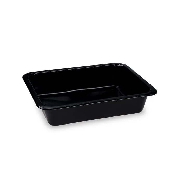 Hauptbild des Produkts Menu mísa (PP) Reware Lunch vratná nedělená černá 227 x 178 x 49 mm [20 ks]