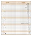 Monatskalender - Božka - laminiert - Leopard