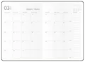 Monatskalender mit Notizblock - DiNo - B5 - sand